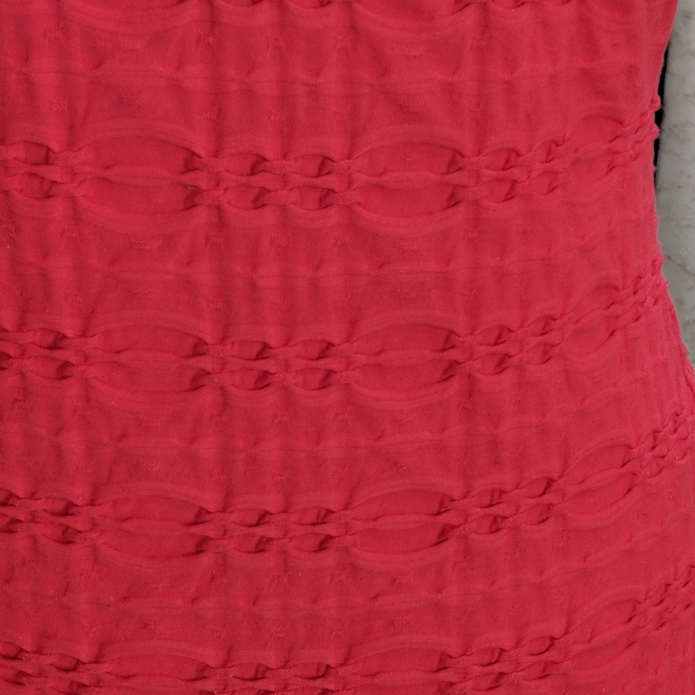 Max Studio Raspberry Bodycon Dress Textured Sz L - Picture 3 of 5